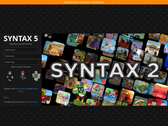 signup screenshot