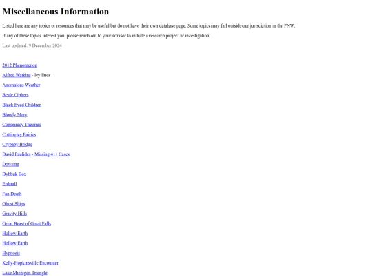 database/misc screenshot