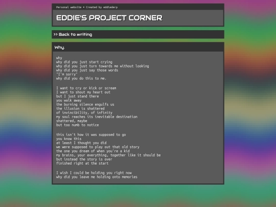 writing/why screenshot