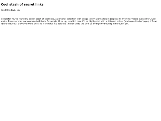 congratulations/secret-links screenshot