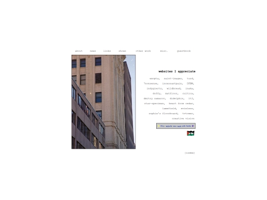 links screenshot