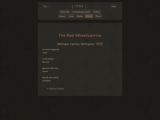 poems/the-red-wheelbarrow screenshot