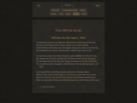 poems/the-white-birds screenshot