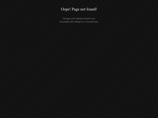 not_found screenshot