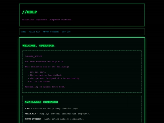 pages/help screenshot
