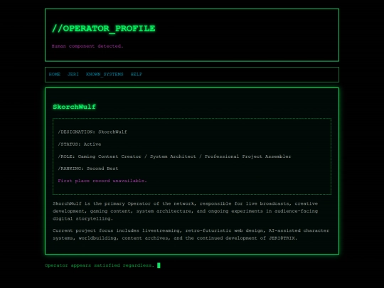 pages/operator-profile screenshot