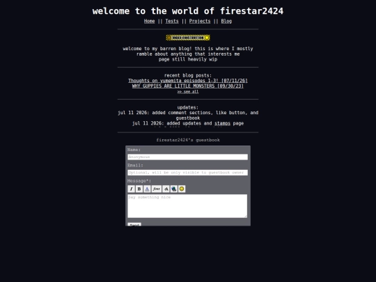 index screenshot