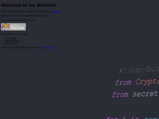 index screenshot