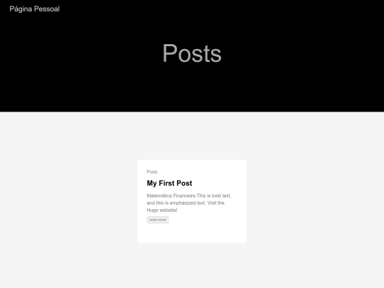 posts screenshot