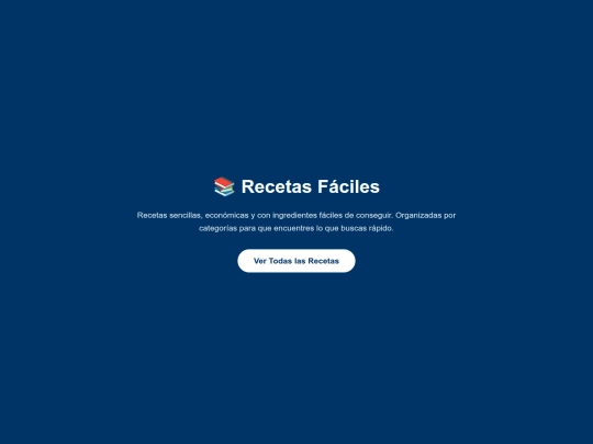 recetas screenshot