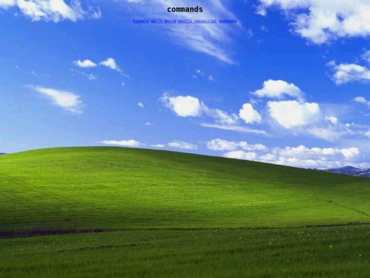 Commands/commands screenshot