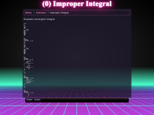 math/cal/improper-int screenshot