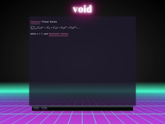 math/cal/power-series screenshot