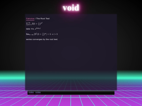 math/cal/root-test screenshot
