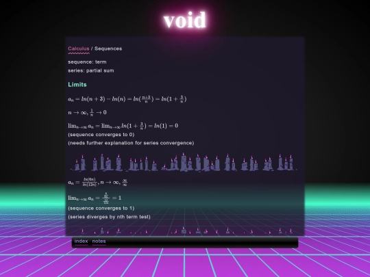 math/cal/sequences screenshot