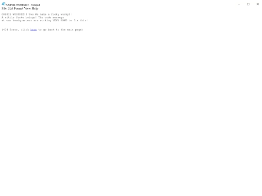 not_found screenshot