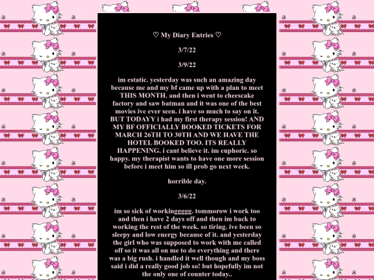 diary/entry01 screenshot