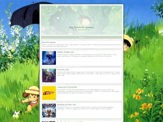 games screenshot