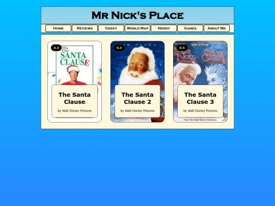 reviews/movies/santaclause/santaclausehome screenshot