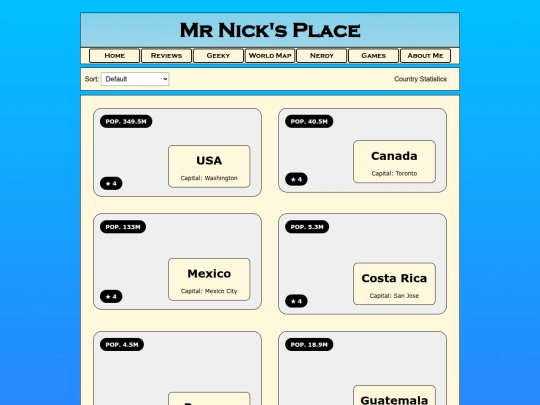 world-map/north-america/north-america screenshot