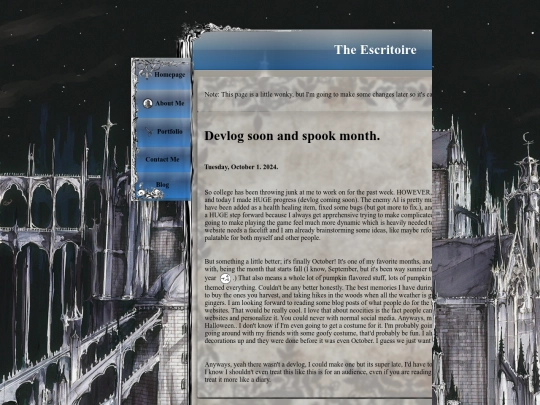 escritoire screenshot