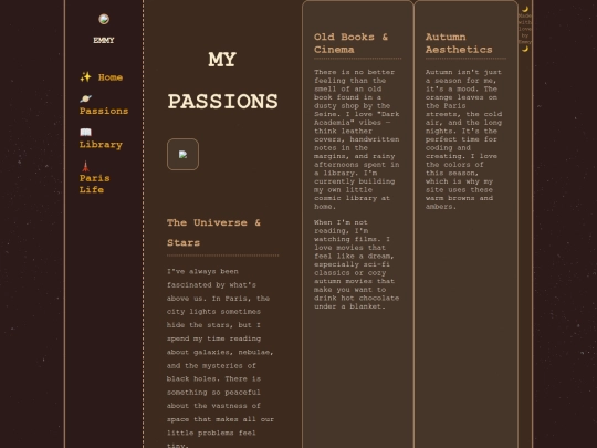 passions screenshot
