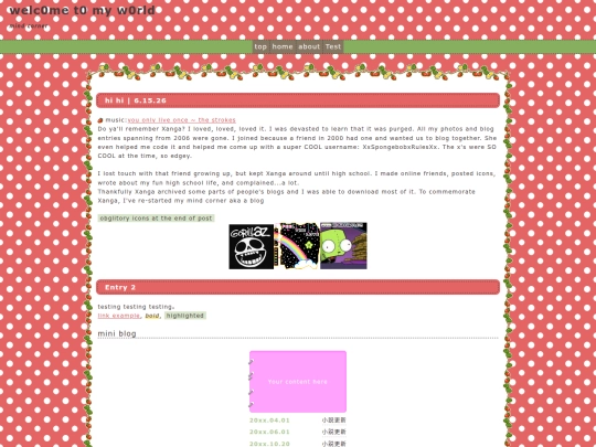 blogs screenshot