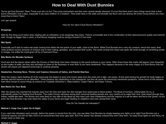 DustBunnies screenshot
