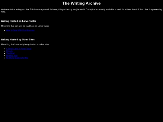 WritingArchive screenshot