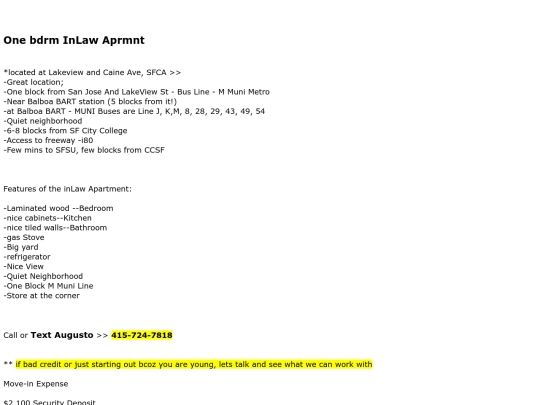rental/caine/advertise/caine1_ad screenshot