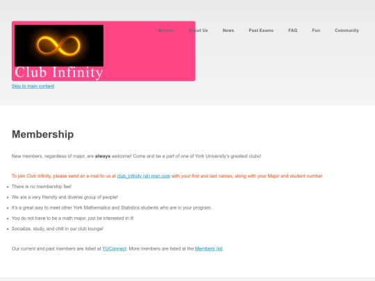membership screenshot