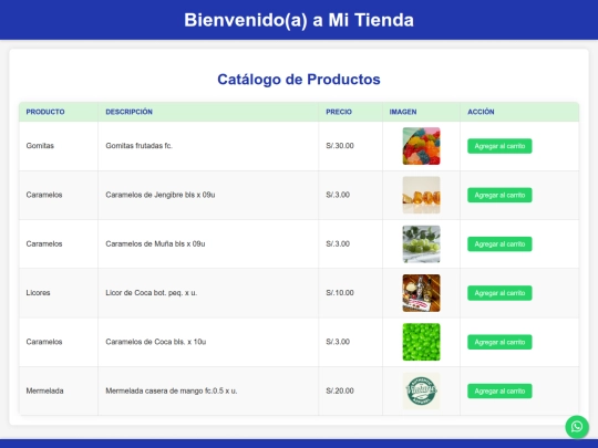 tienda2 screenshot