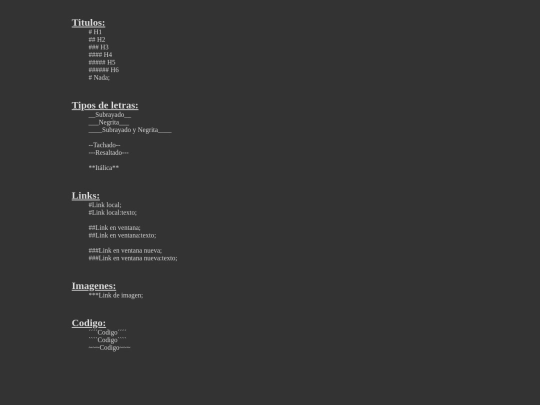 html/simpleHTML screenshot