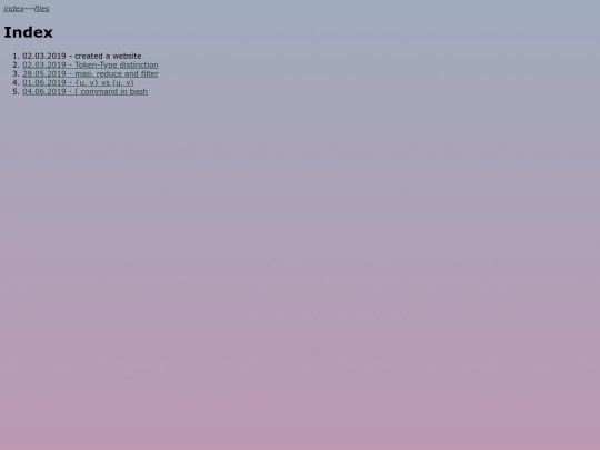 index screenshot