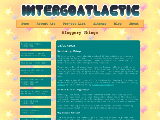 blog screenshot