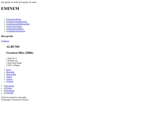 artista/discografia screenshot
