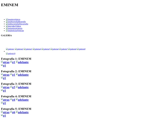 artista/galeria screenshot