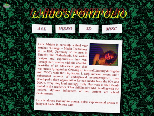 portfolio screenshot