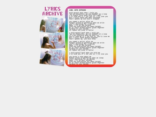 lyrics/likewithjetpacks screenshot
