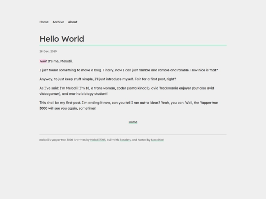 blog/posts/2025-12-28-Hello-World screenshot