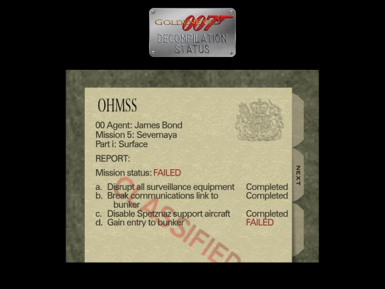 bond screenshot