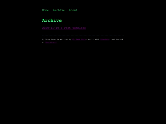 archive screenshot