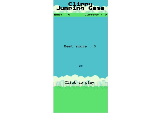 clippy-game-blue screenshot