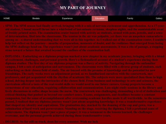 education screenshot