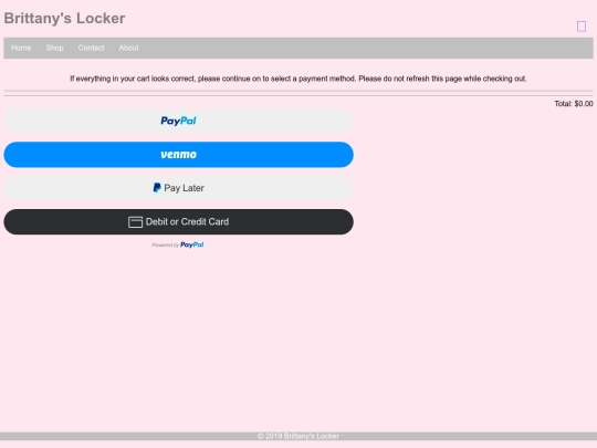 pay/checkout screenshot