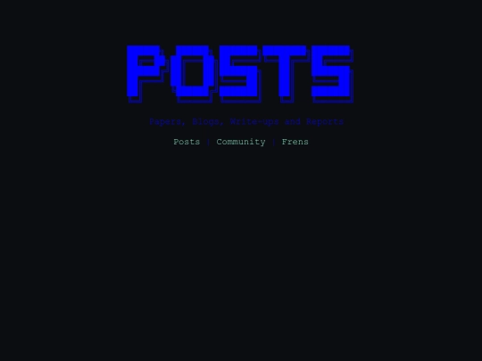 posts screenshot