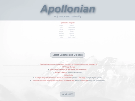 index screenshot