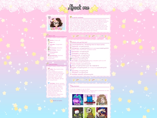 aboutme screenshot