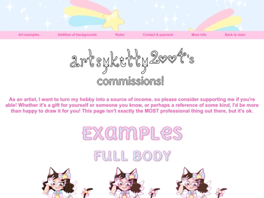 commissions screenshot