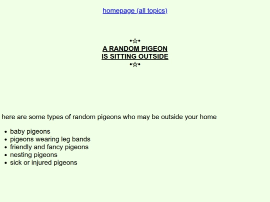 randompigeon screenshot
